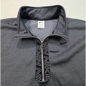 Nike 1/4 Zip Pullover Sweatshirt 1X XL Women's Gray Fleece Mock Neck LIMITED USE